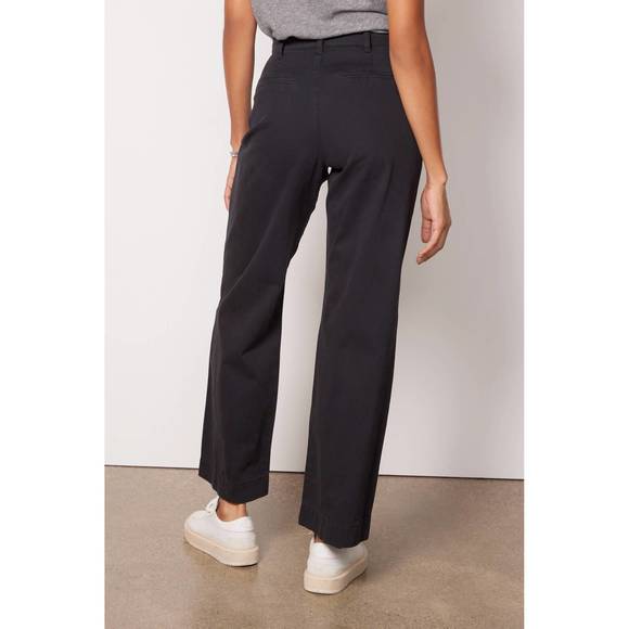 NEW PISTOLA ellery high rise wide leg trouser in fade to black - Picture 3 of 4